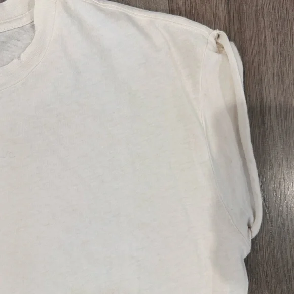 White Crew Neck T-Shirt - Picture 2 of 6